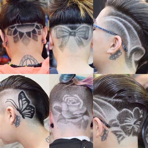 Disconnected Line. . Shaved hair designs
